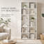 Bibliothèque de luxe industrielle 71 "avec structure en métal robuste, mobilier haut de gamme haut de gamme-673028729-673028728