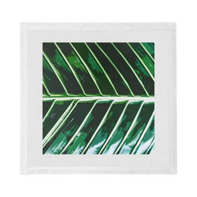 Serviettes de table en satin de coton tropical