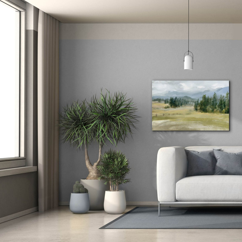 «Epic Graffiti» «Valley Retreat» par Danhui Nai, art mural sur toile, H 26 po x l 40 po