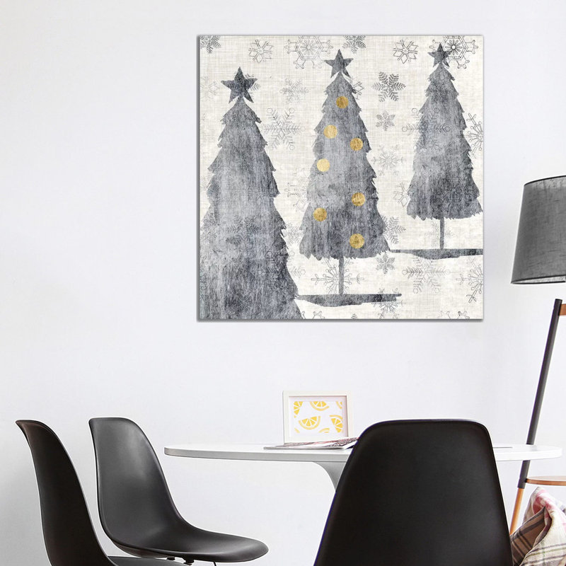 Sophisticated Christmas Collection G by Grace Popp - No Frame Print on Canvas
