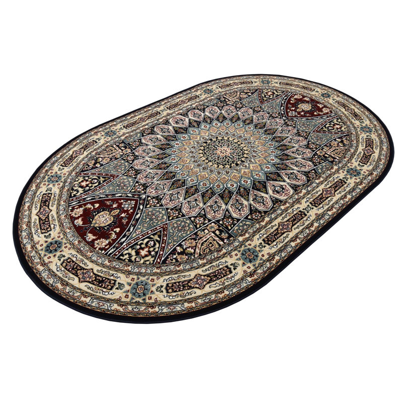 Kelayeh Oriental Indoor Rug, Oval 5'3" x 8'