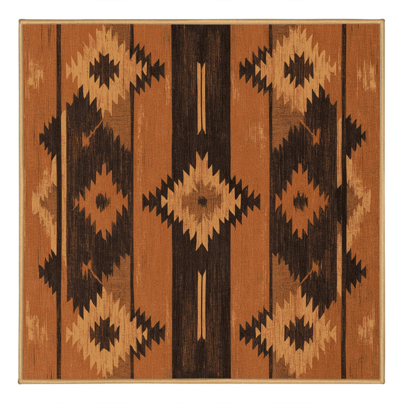 Lost Pueblo Rug, Square 7'