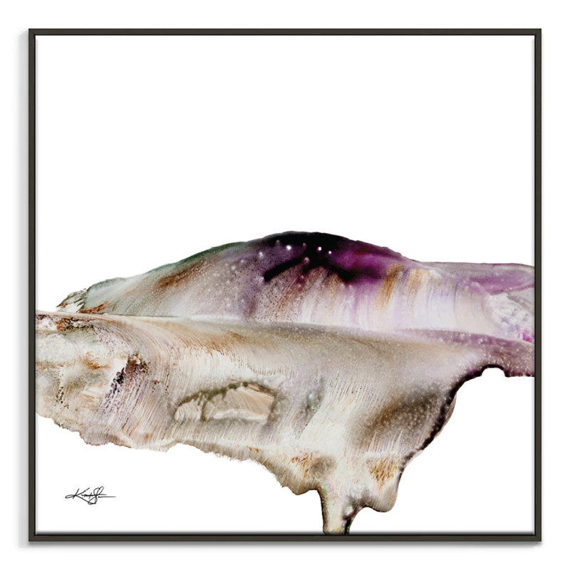 Kathy Morton Stanion - Painting on Canvas, Black Floater Frame, 102cm H x 102cm W
