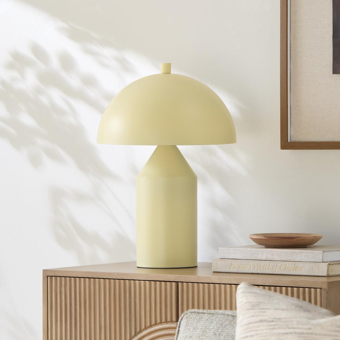Jemma Metal Table Lamp, Yellow