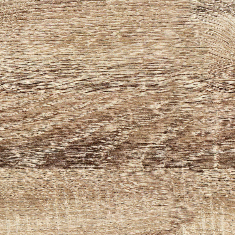 Table basse Karelle, Bois brun foncé, Noir