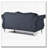 Elegant Transitional Black Loveseat-1798090167
