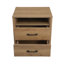 Table de chevet 2 tiroirs 23,2 po avec rangement-1767078430