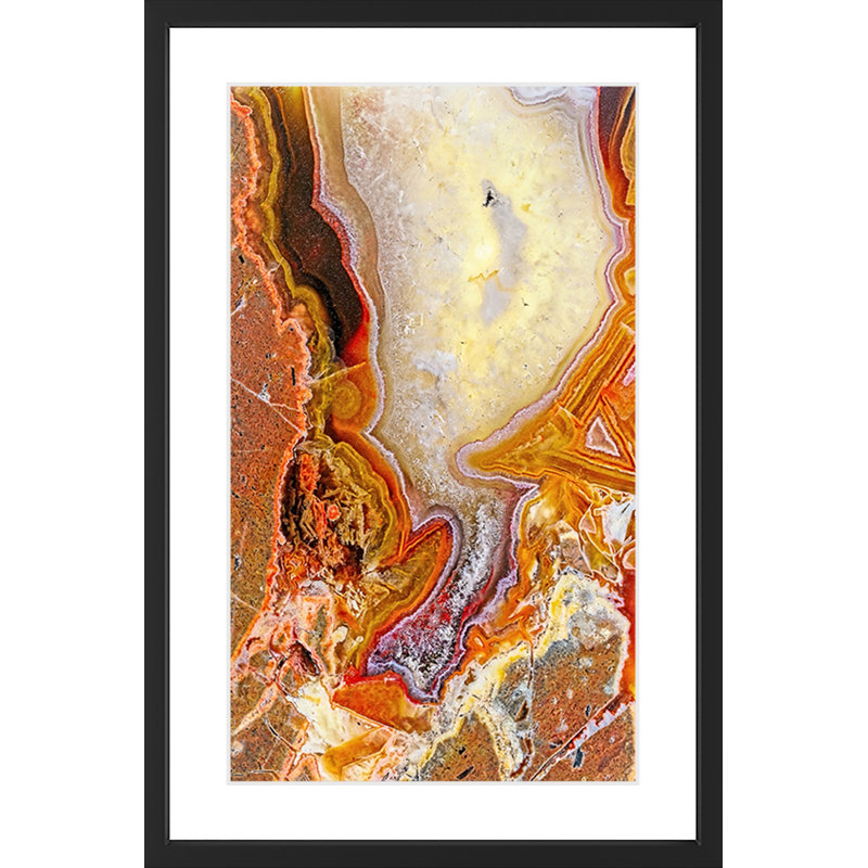 Ammolite - Cadre photo, impression sur papier, H 45 po x l 30 po x P 1,5 po