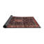 Tapis bleu marine oriental-134659542