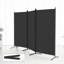 Paravent 3 panneaux en métal l 102 po x H 70,8 po Arcelia-1171424608