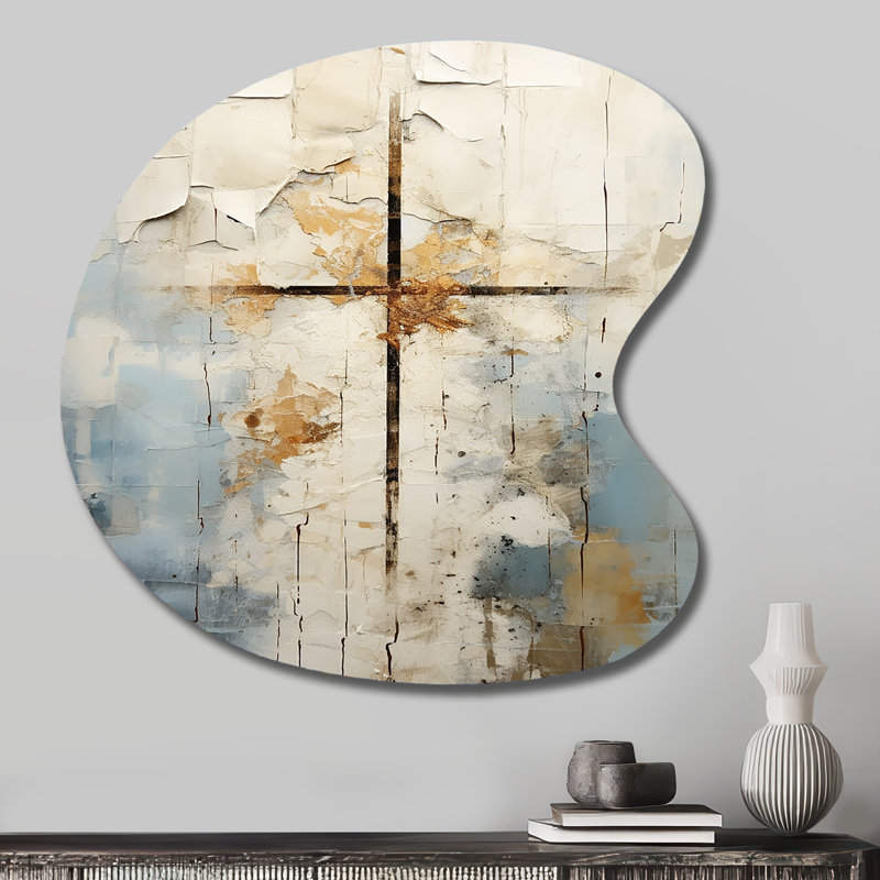 Art mural asymétrique en métal Keeler, H 27 po x l 27 po