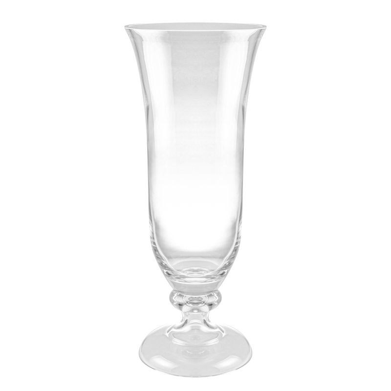 Luminous Glass Table Vase, 20" H x 8.5" W x 8.5" D