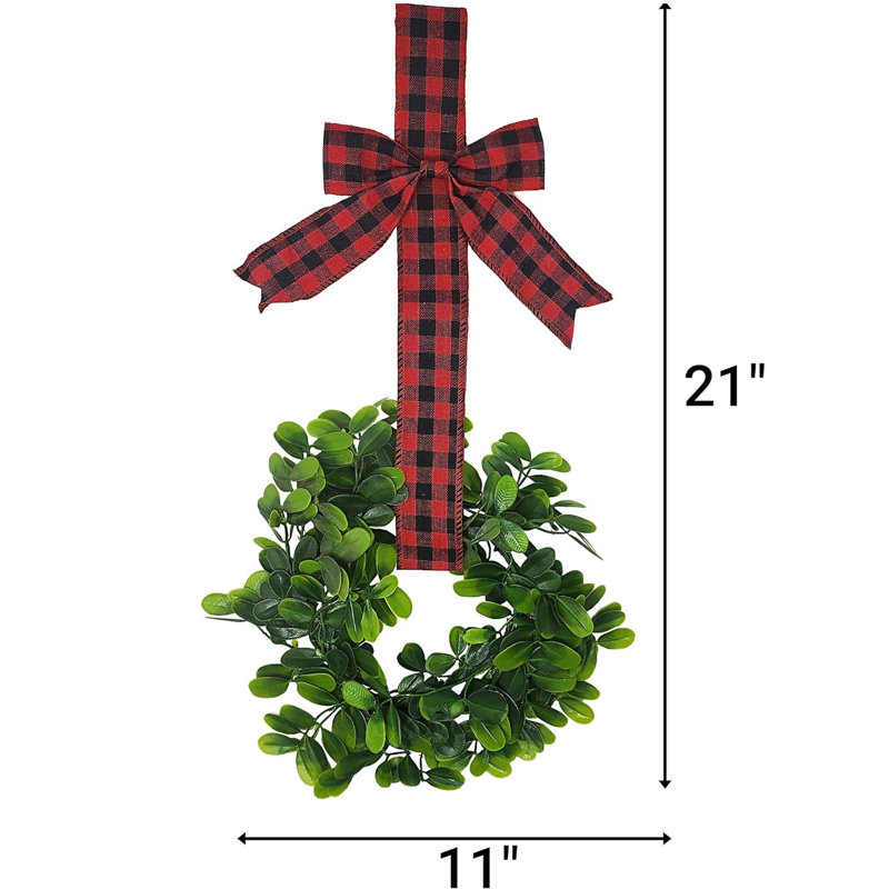 Couronne en plastique Cosimo 11 po, Noir et rouge, 4