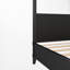 Lit plateforme à baldaquin en bois, tête et pied de lit cannelés, style moderne, chambre-1507846722-1507846733