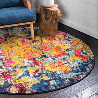 Rizer Washable Abstract Indoor Rug