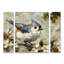 Ensemble de 3 panneaux d'art mural - "Springtime Curiosity" par Andrea Lavery, pour une décoration de salon, de chambre à coucher ou de bureau 