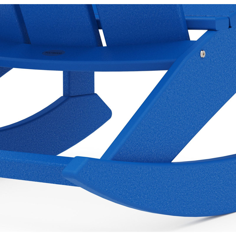 Chaise berçante Adirondack POLYWOOD, Bleu pacifique