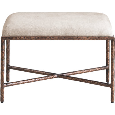Iyania Chenille Fabric Bench