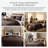 Vilano Springs ® Oversized Duvet Cover Set Microfiber with corner ties and zipper closure-850210342-850210346