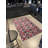 Pink-Themed Multi-Colored Geometric Patterned Fringed Vintage Decorative Rug-110013696