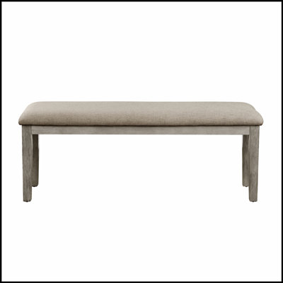 Mobilier de salle à manger en tissu brossé avec siège 1pc