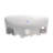 The Renovators Supply Inc. 9'' White Porcelain Rectangular Bathroom Sink with Overflow