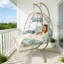 Chaise de patio moderne en métal et rotin Spacieux hamacs suspendus