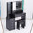41" Large Size Left Bedside Cabinet Vanity Table+Cushioned Stool