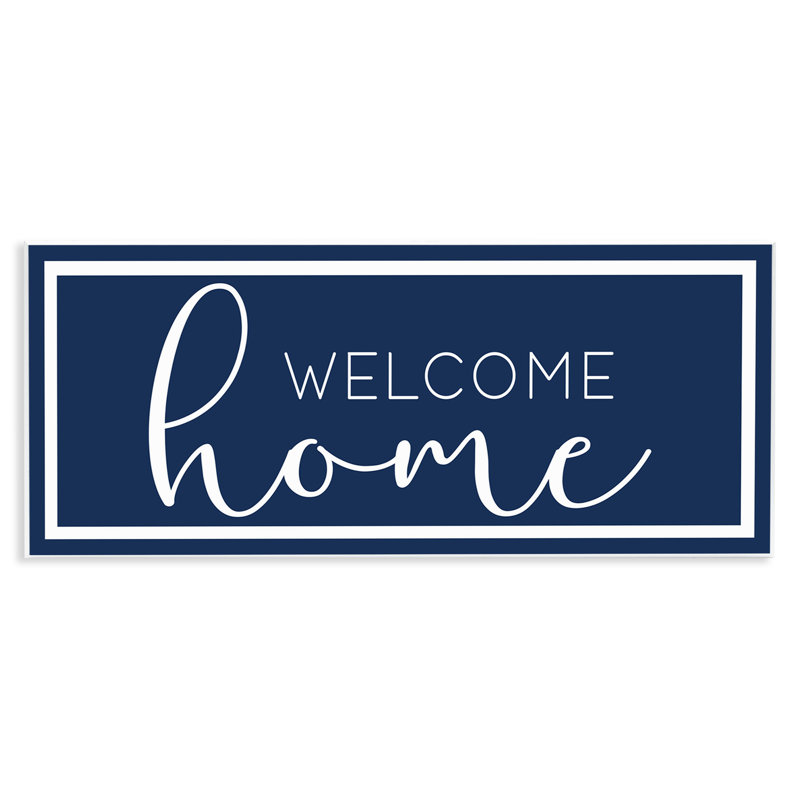 «Welcome on Blue», impression sur plaque murale par SD Graphics Studio