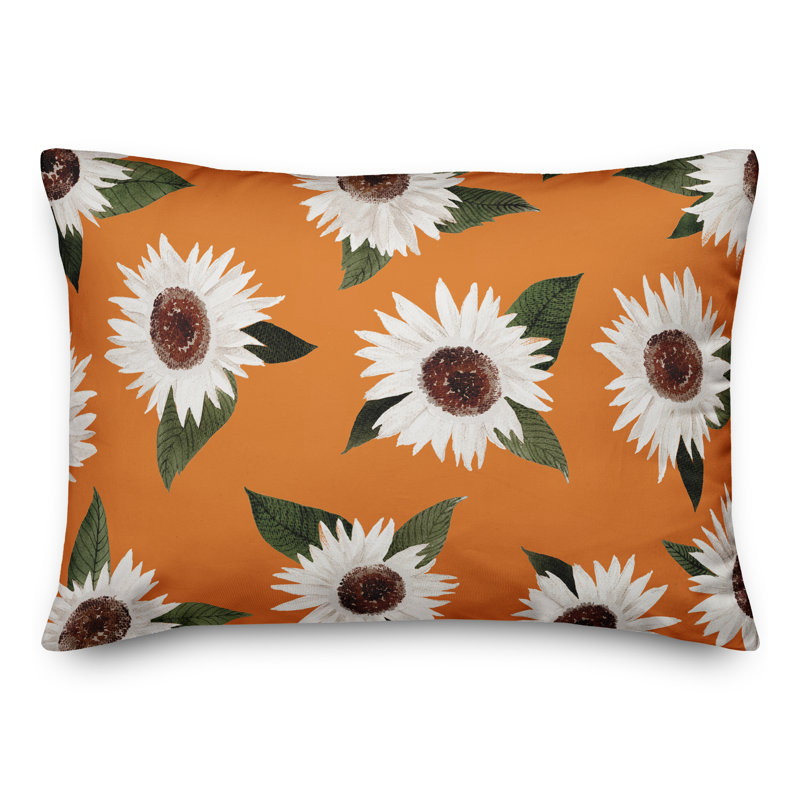 Floral Outdoor Throw Pillow