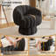 Fauteuil demi-tonneau rembourré rembourré avec coussin-686820958