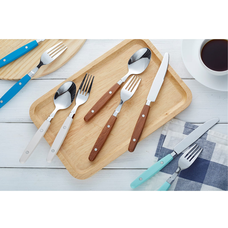 Latitude Run® Cynthiaa Stainless Steel Flatware Set - Service for 4