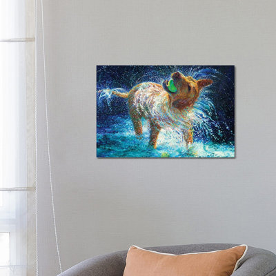 The Juggler by Iris Scott - Wrapped Canvas Painting