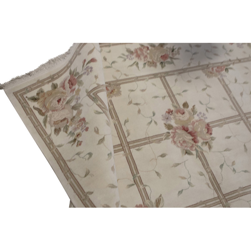 Tapis rectangulaire noué à la main