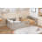 Wood Platform Bed With Guardrail-1504710267