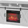  23'' W Electric Fireplace Insert with 6 Adjustable Color Flame