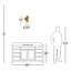 Applique murale en acier Knepp Elora-894834066-894874065