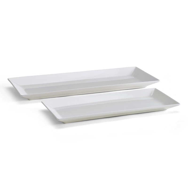 Delray Chip Resistant Bone China Serving Platters