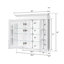 Armoire à pharmacie encastrée à cadre en bois massif avec miroir et tablettes réglables en verre-332896327