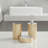 Brushed Gold Soap Dish Cup Dispenser Tray GOLDEN