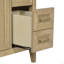 Meuble-lavabo de 36 po avec lavabo en céramique, structure en bois d'hévéa, 2 portes à fermeture douce, 1 tiroir rabattable, 1 tiroir peu profond, 1 tiroir profond, tablette réglable, conception peu encombrante pour les petites salles de bain