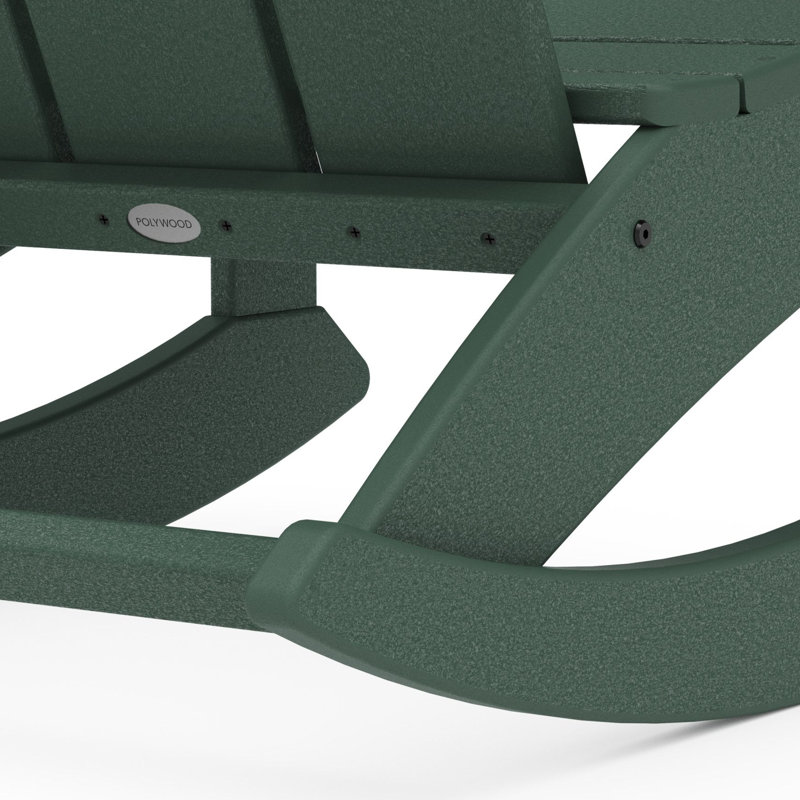 Chaise berçante Adirondack POLYWOOD, Vert