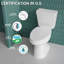 Toilette allongée deux pièces 19 po ADA Comfort