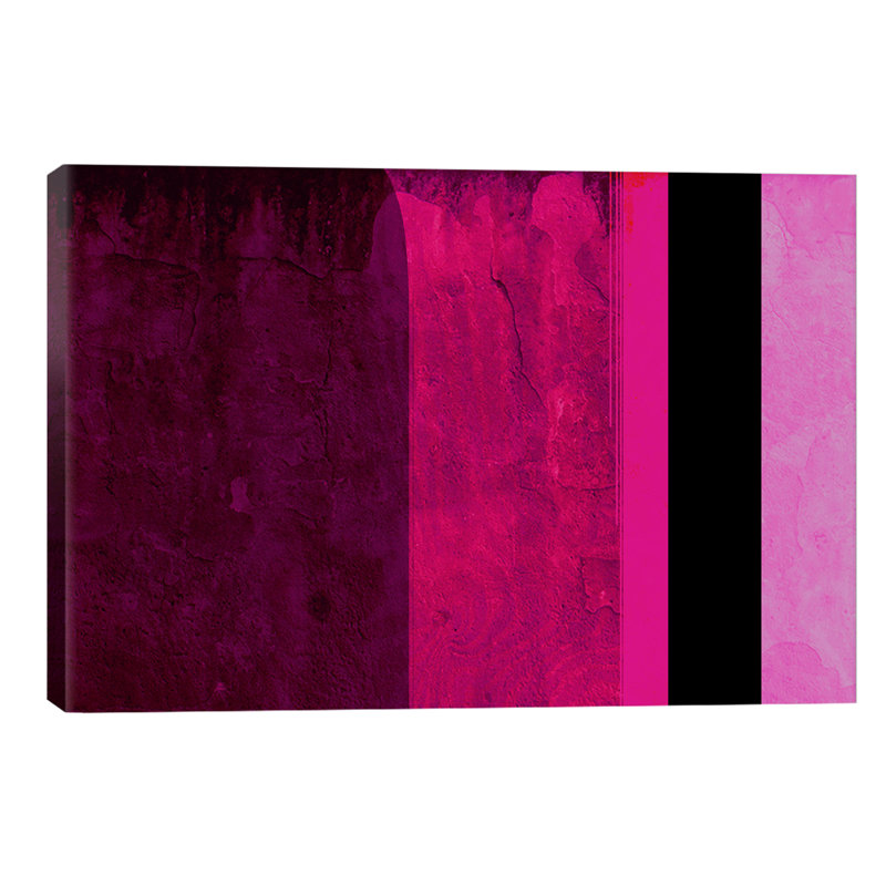 Girls Room Barby Pink - Wrapped Canvas Print, 66.04 cm H x 45.72 cm W x 3.175 cm D