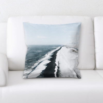 Microsuede Reversible Throw Pillow