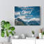 Good Courage Joshua 1: 9 Christian Wall Art, verset de la Bible, impression prêt à accrocher-732028835