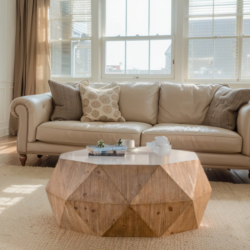 Table basse Khaidyn, Blanc