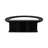 Darrah Modern Mango Wood And Iron Ring Sculpture On Rectangular Base Decorative Accent With Grooved Texture For Contemporary Display In Casual Or Minimalist Settings, Sleek Freestanding Art Object-938113057