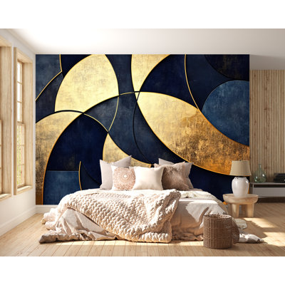 Abstract Wall Mural – Luxury Geometric Wallpaper