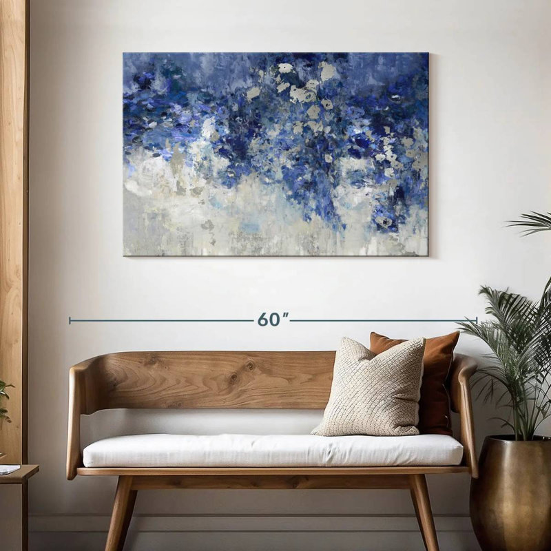 Avery Charmed Indigo, 30" H x 45" W